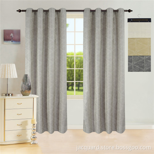 New Style Beautiful Fashion Finished  Jacquard Curtai